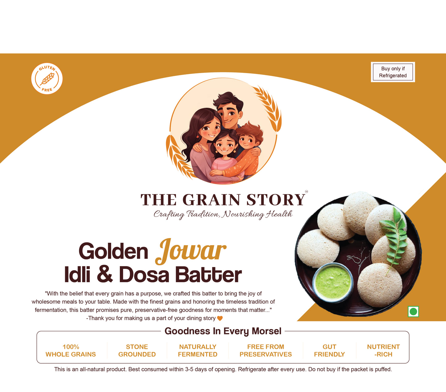 Golden Jowar Batter