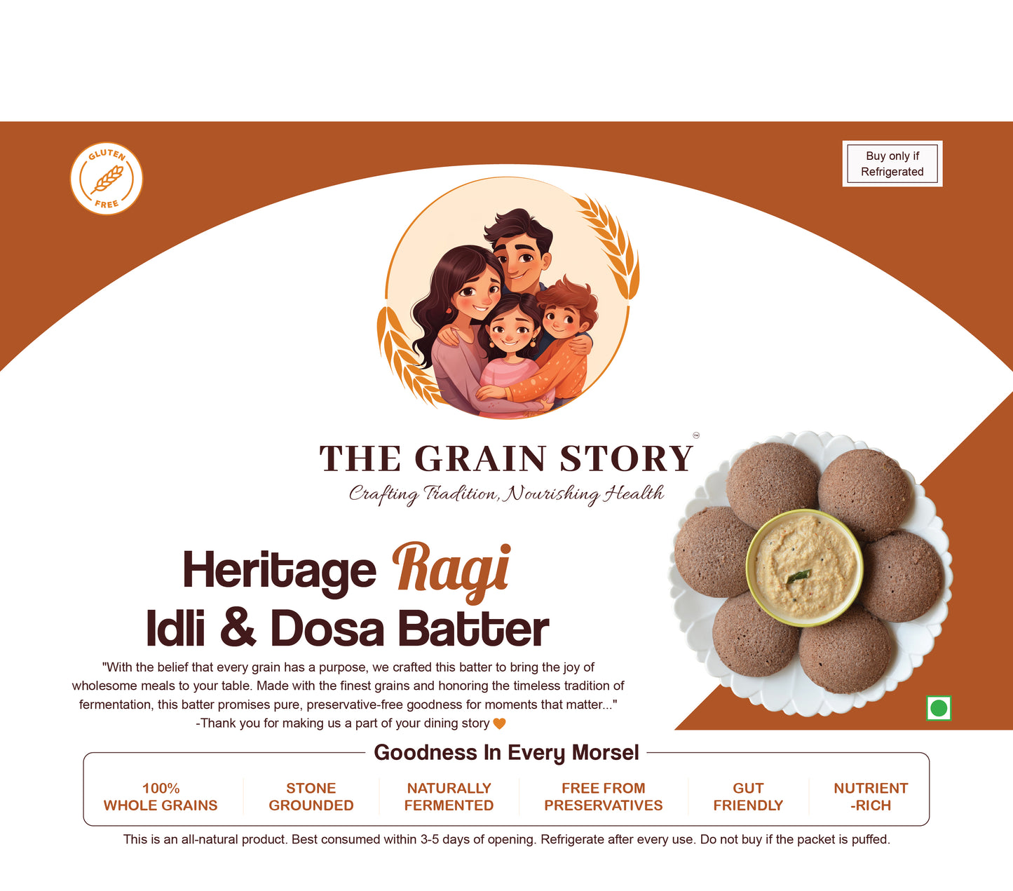 Heritage Ragi Batter